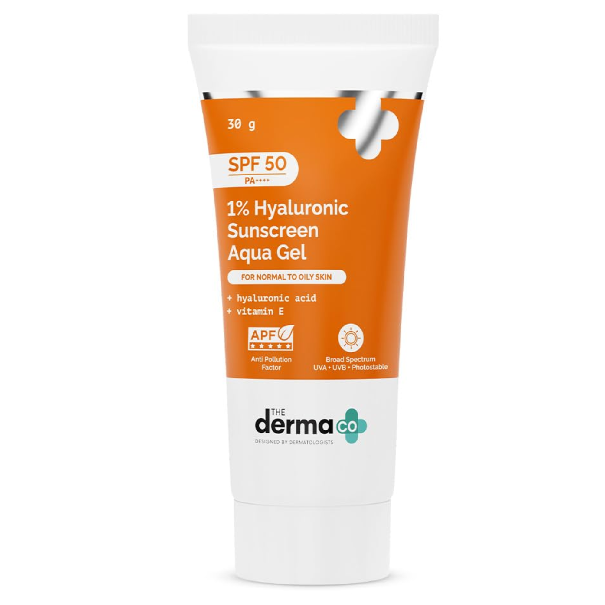 The Derma Co 1% Hyaluronic Sunscreen Aqua Gel SPF...